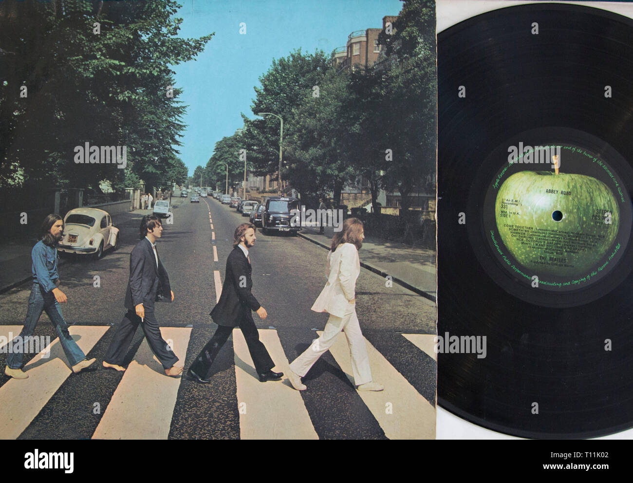 2019 is the 50th anniversary of the release of The Beatles album Abbey Road Stock Photo