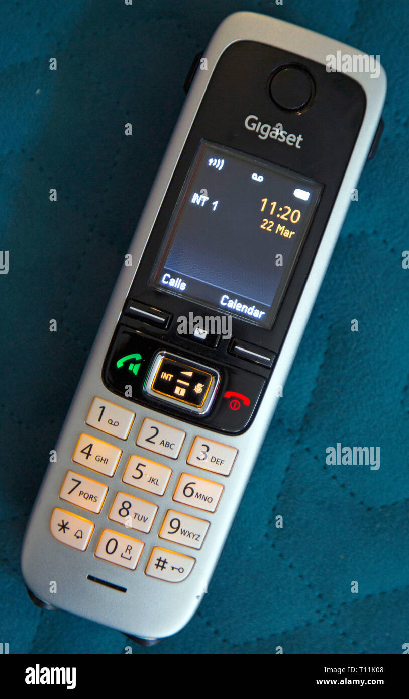 Gigaset brand cordless landline telephone with answering machine