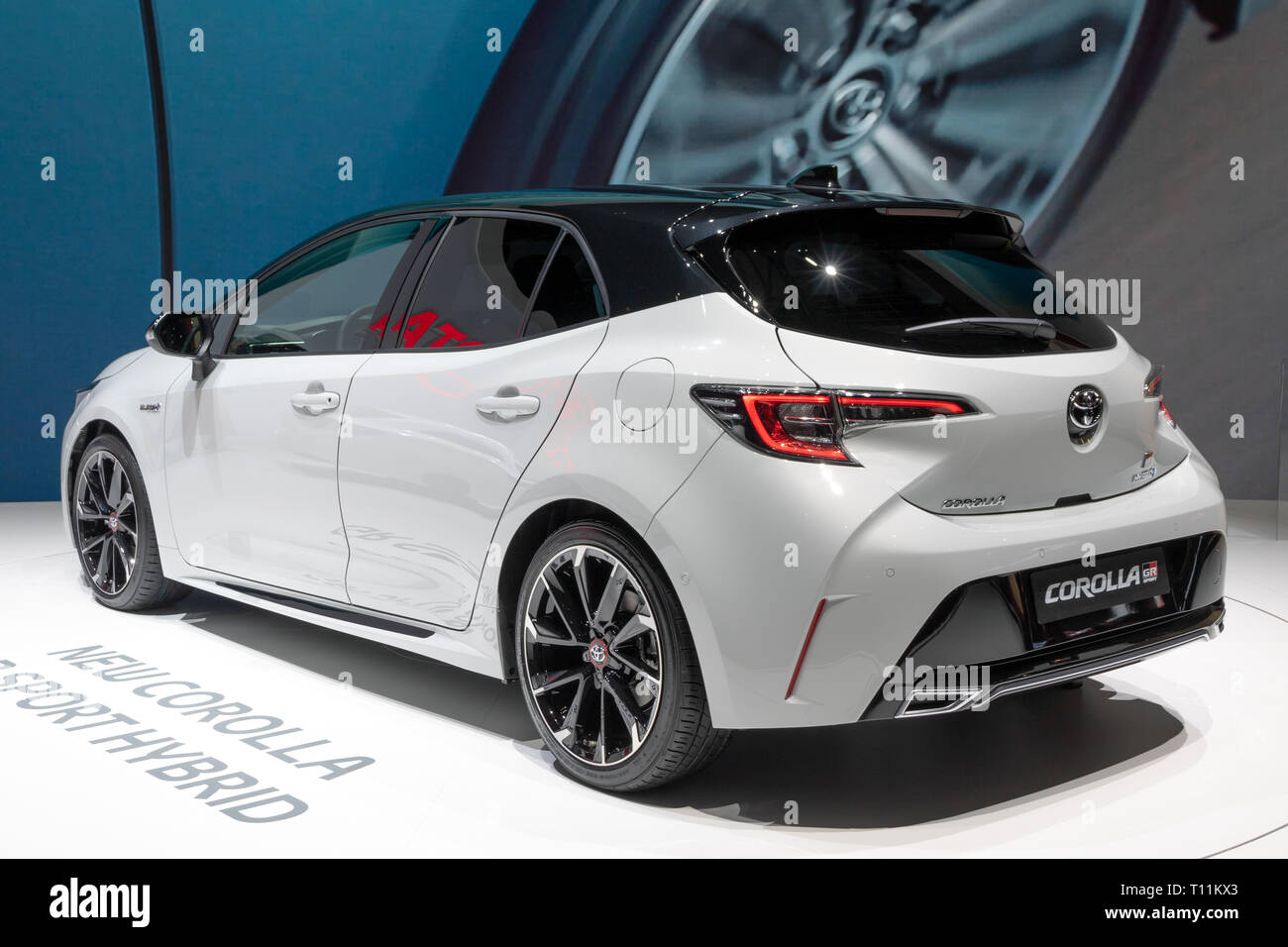 GENEVA SWITZERLAND MARCH 5 2019 New Toyota Corolla GR Sport