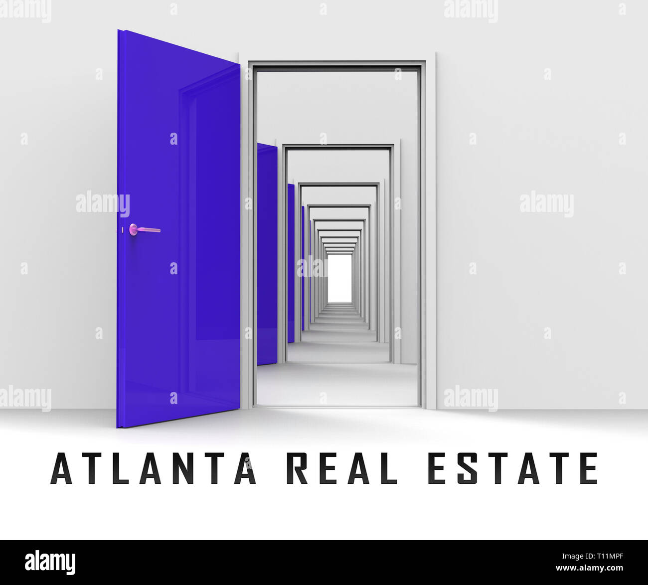 Atlanta Real Estate Doorways Represent Housing Investment