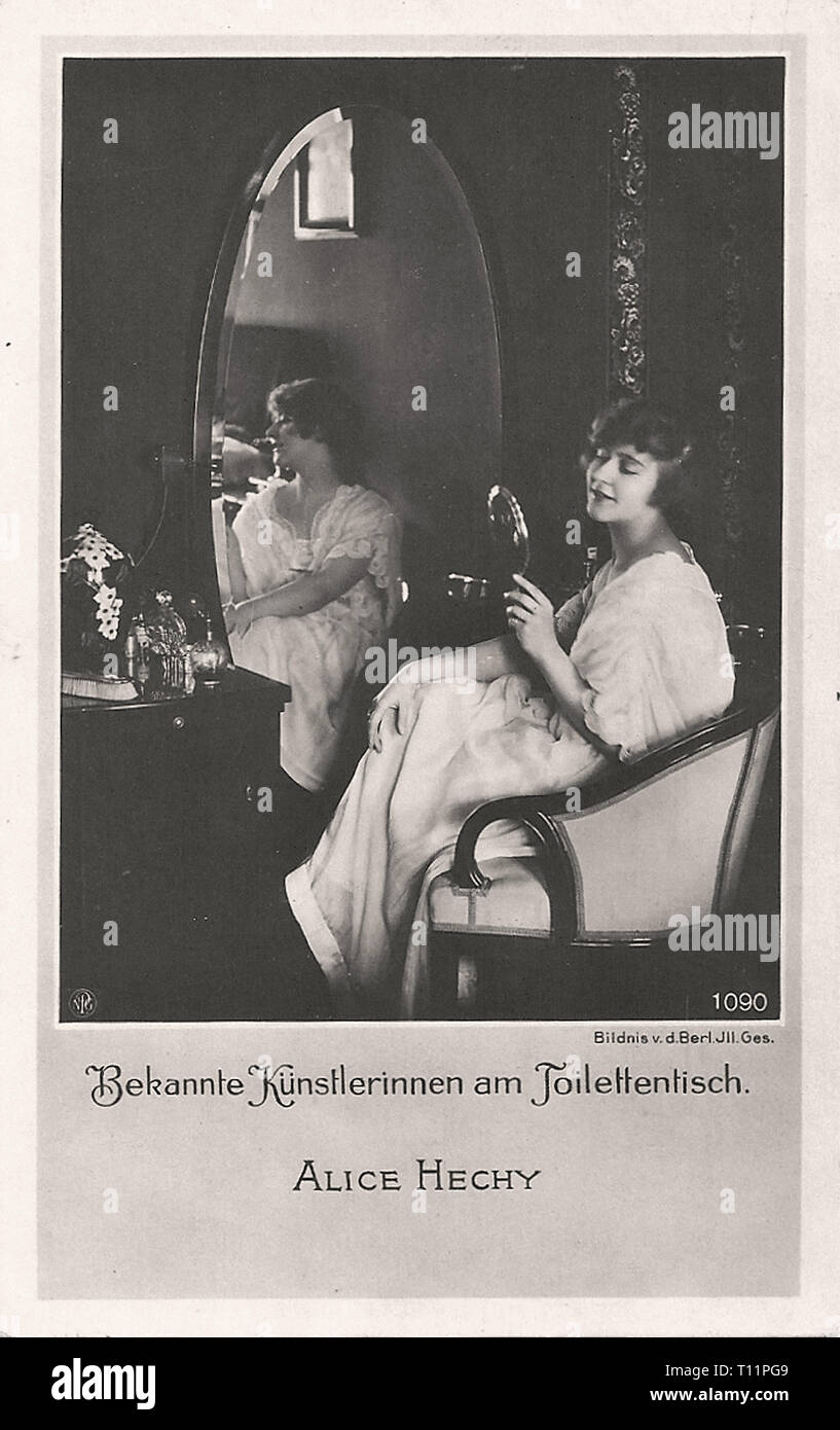 Promotional photography of Alice Hechy Silent movie era Stock Photo