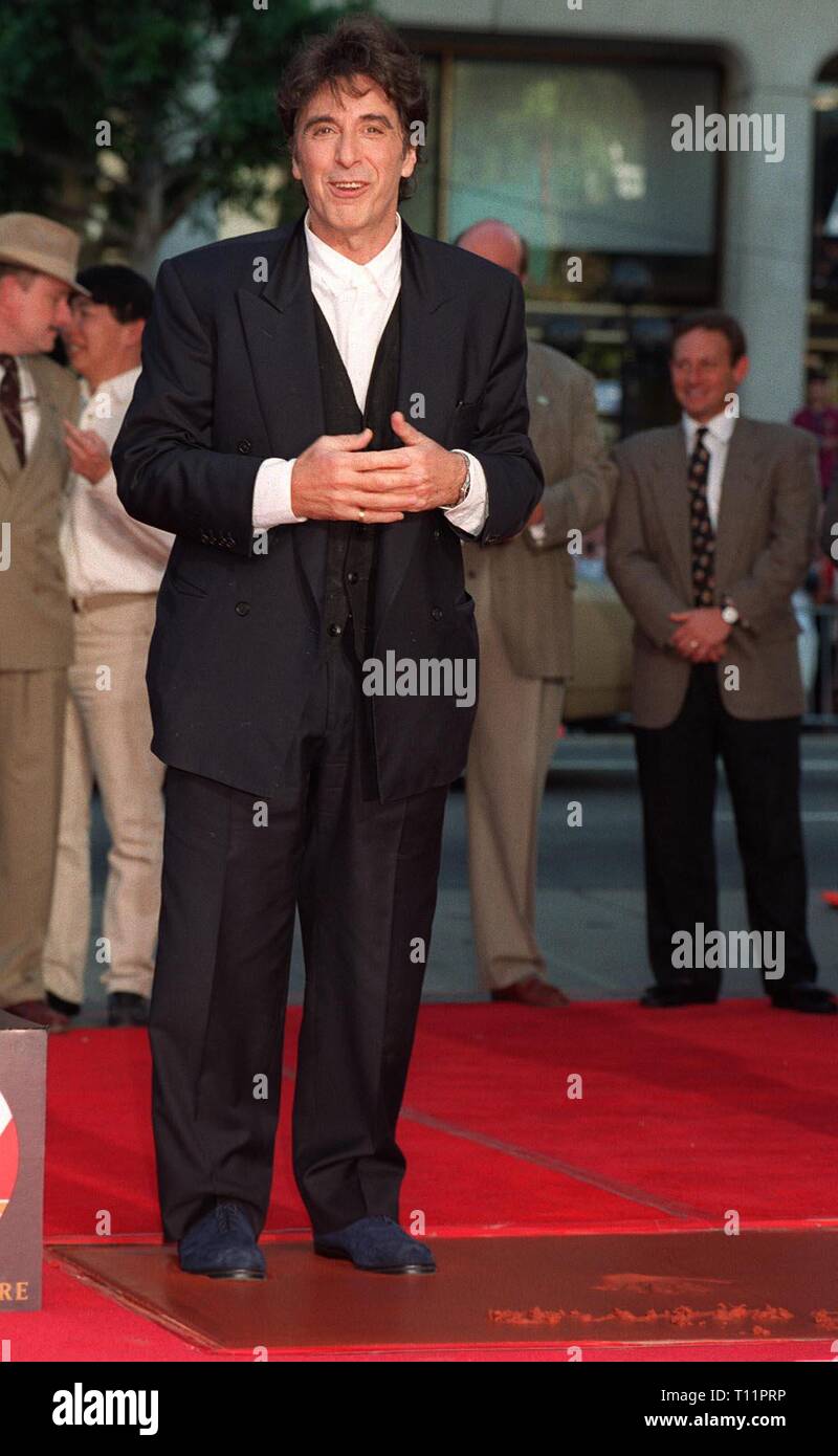 LOS ANGELES, CA. October 16, 1997: Actor Al Pacino at Mann's Chinese