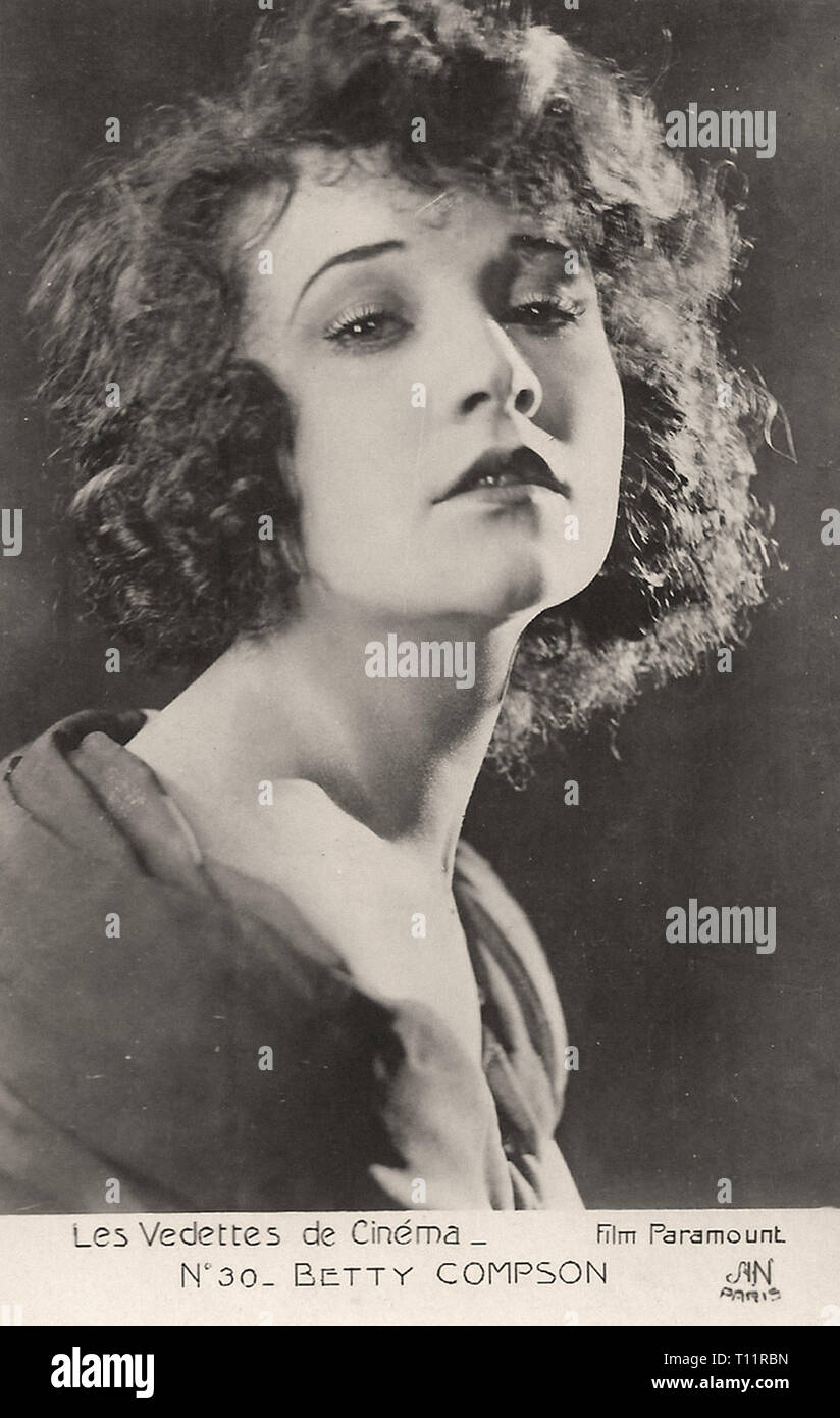 Promotional photography of Betty Compson - Silent movie era Stock Photo ...