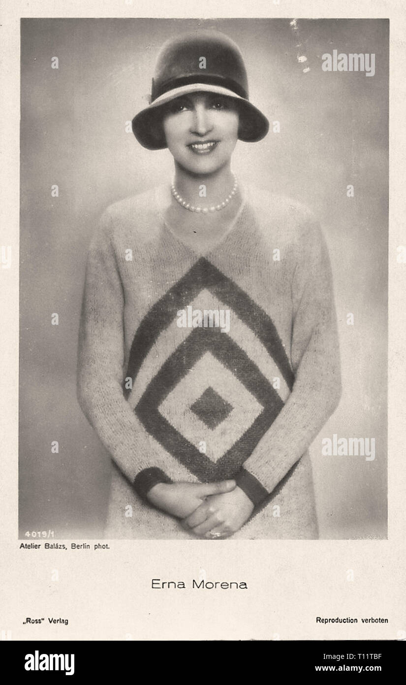 Promotional photography of Erna Morena Silent movie era Stock Photo