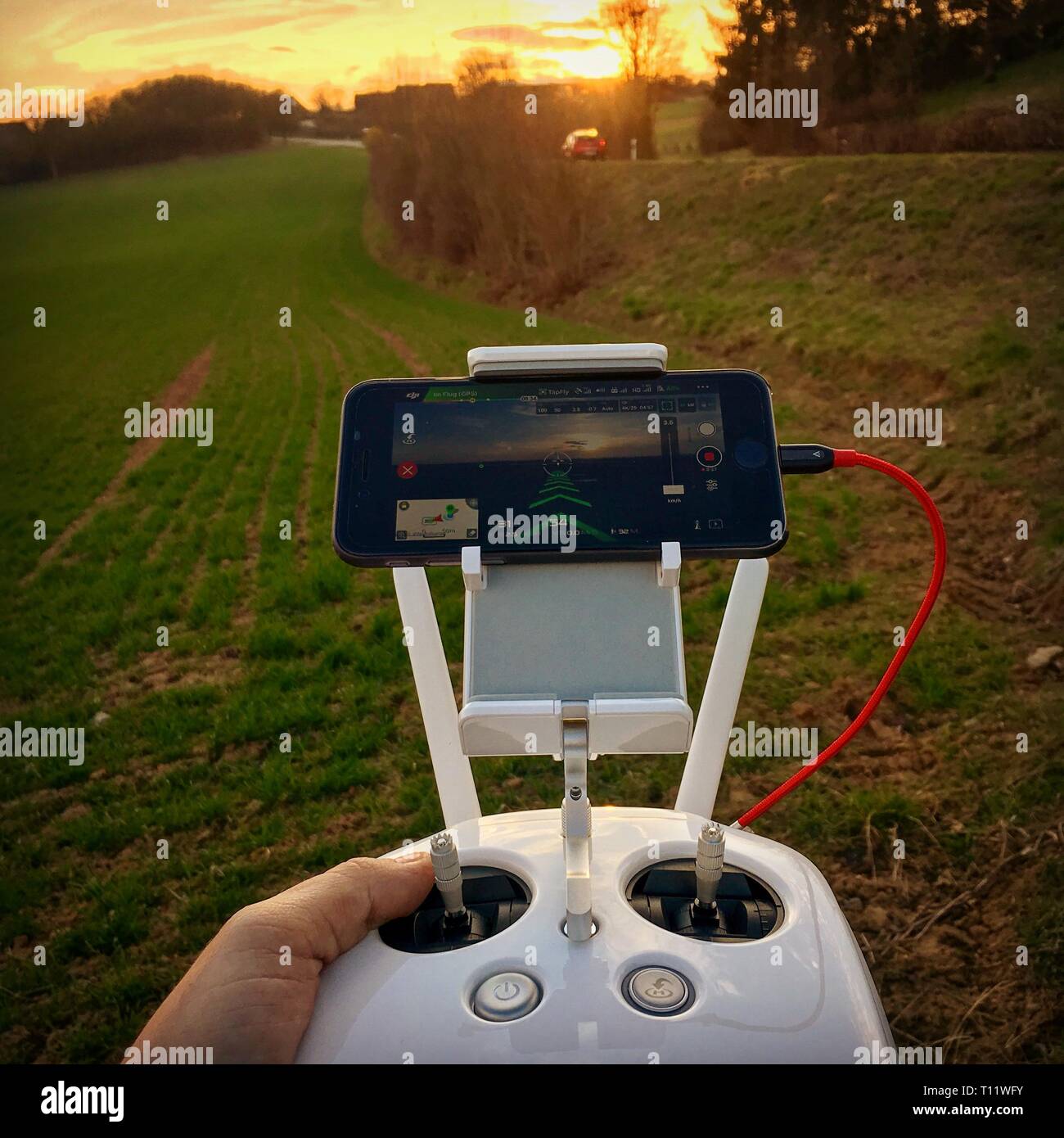 Remote controlled mini helicopter hi-res stock photography and images ...