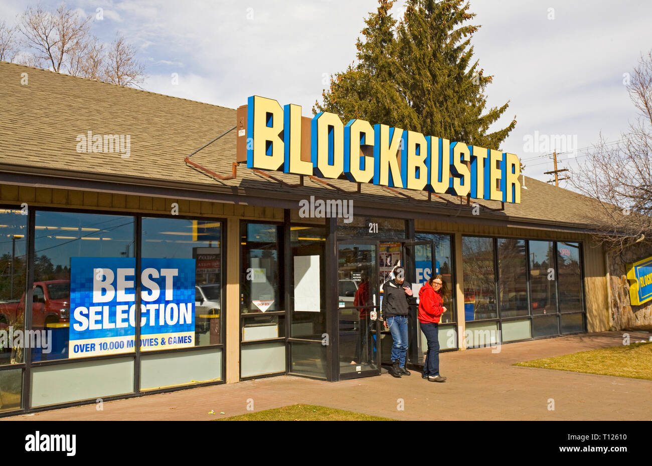 Blockbuster video store united states hires stock photography and