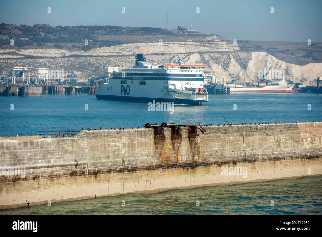 Cross channel ferry port dover hi-res stock photography and images - Alamy