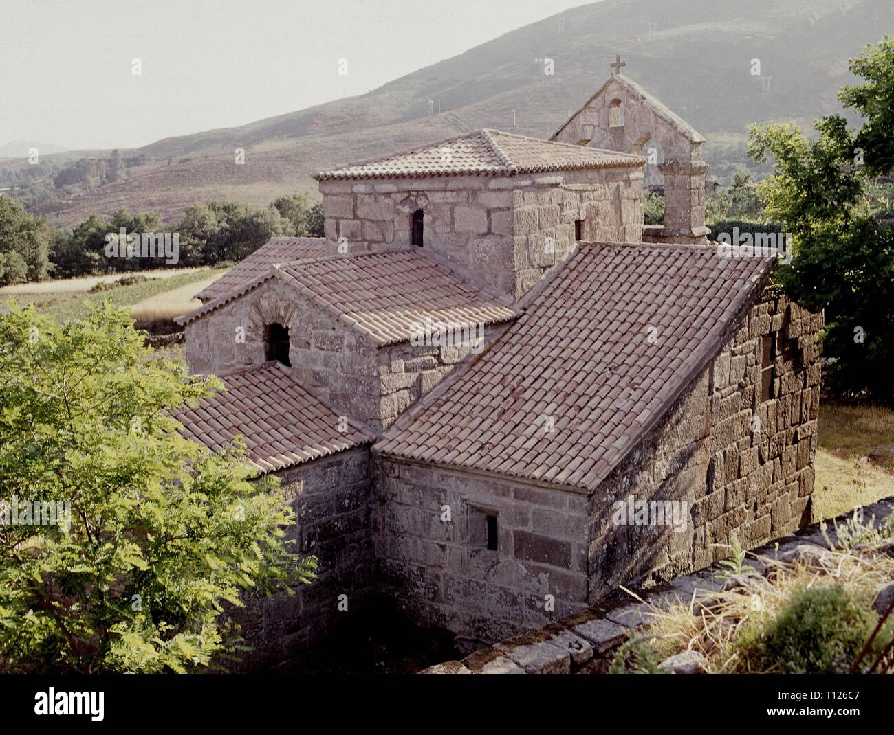 IGLESIA VISIGODA - SIGLO VII. Location: IGLESIA DE SANTA COMBA. Bande. Orense. SPAIN Stock Photo - Alamy IGLESIA VISIGODA - SIGLO VII. Location: IGLESIA DE SANTA COMBA. Bande. Orense. SPAIN Stock Photo - Alamy