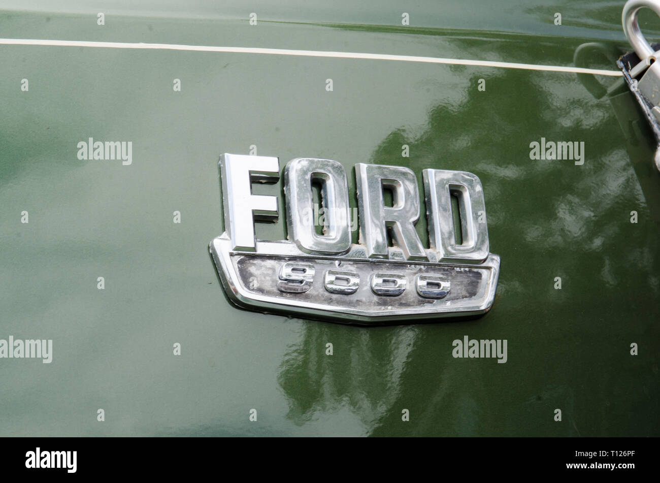 L Series Ford 9000 Prime mover truck Badge. Stock Photo