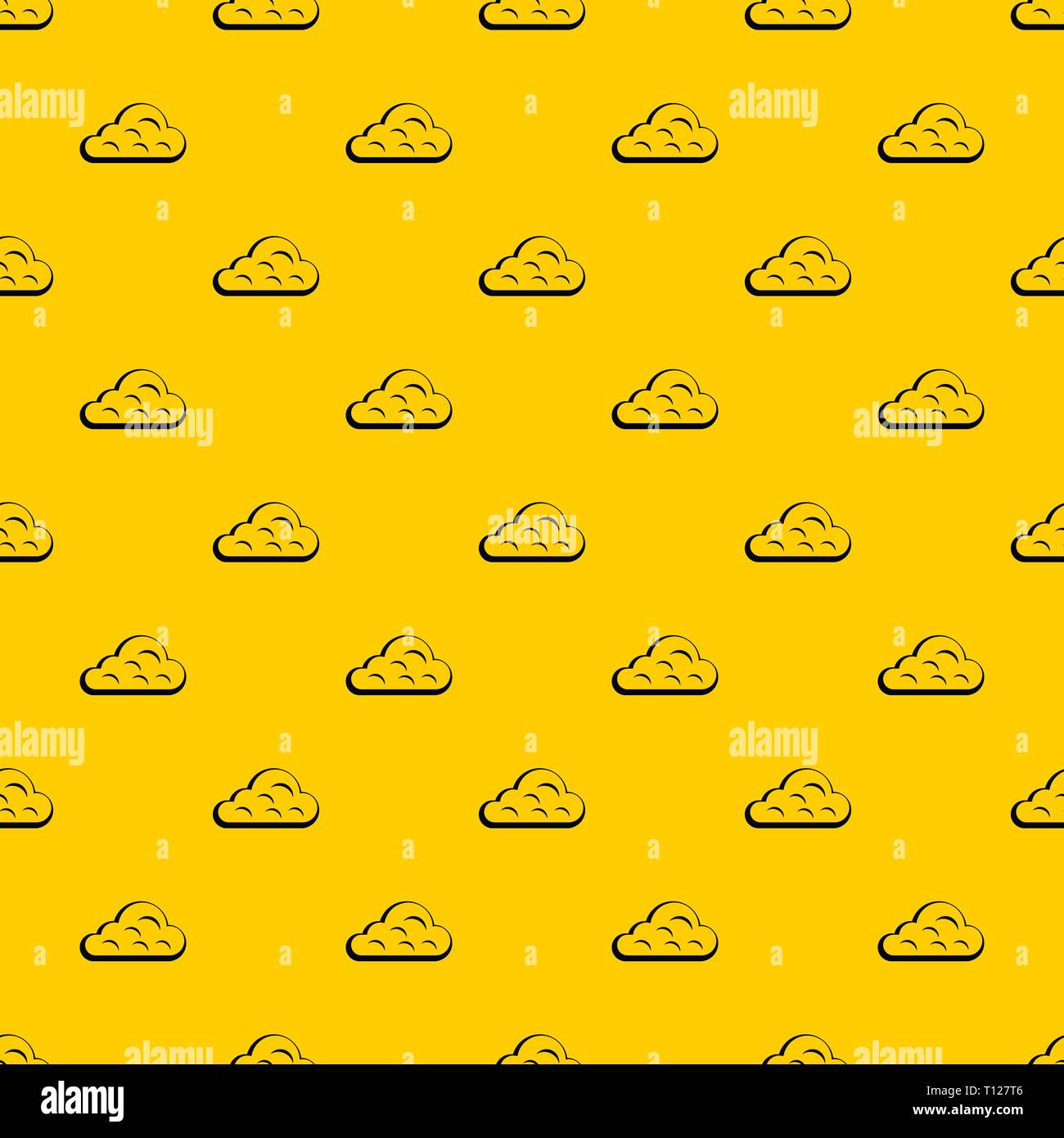Rainy cloud pattern vector Stock Vector Image & Art - Alamy