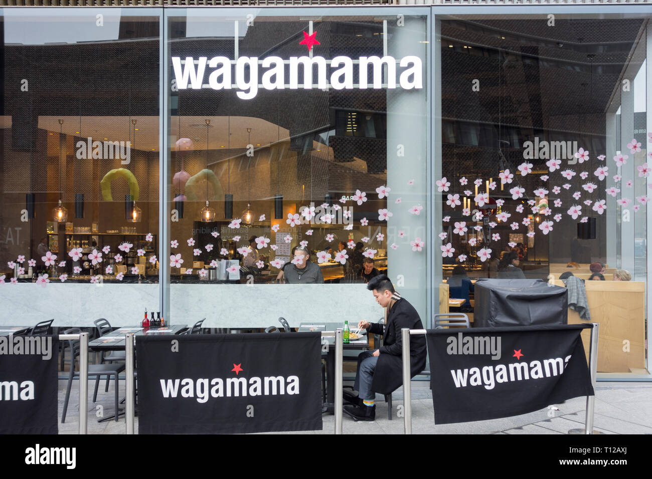 Wagamama restaurant, Bankside, Sumner Street, London, SE1, UK Stock Photo