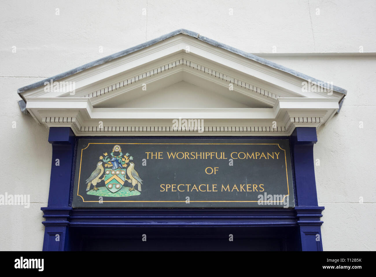 The Worshipful Company of Spectacle Makers, Apothecaries Hall, Black Friars Lane, London, EC4, UK Stock Photo