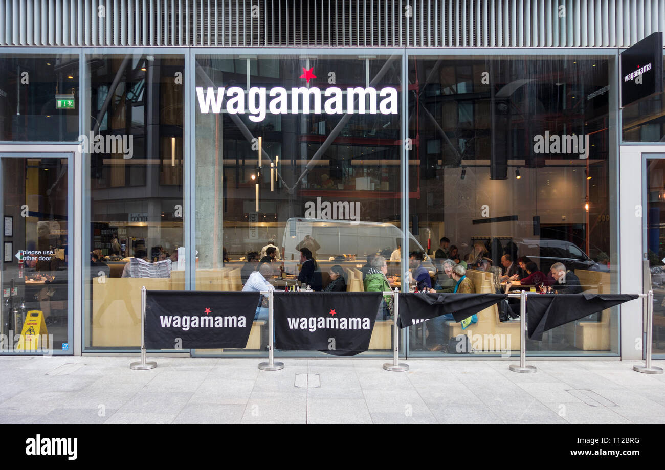 Wagamama Bankside, Sumner Street, London, SE1, UK Stock Photo