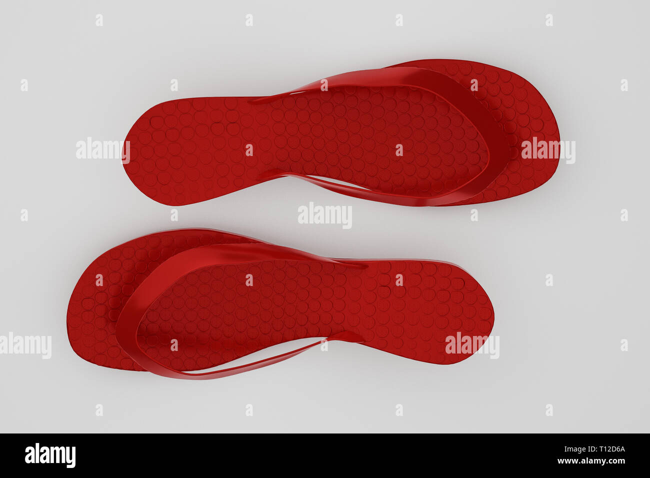 flip flops red colour
