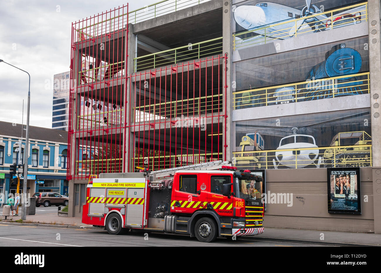 Christchurch New Zealand January 20 2010 Facade Of Manchester