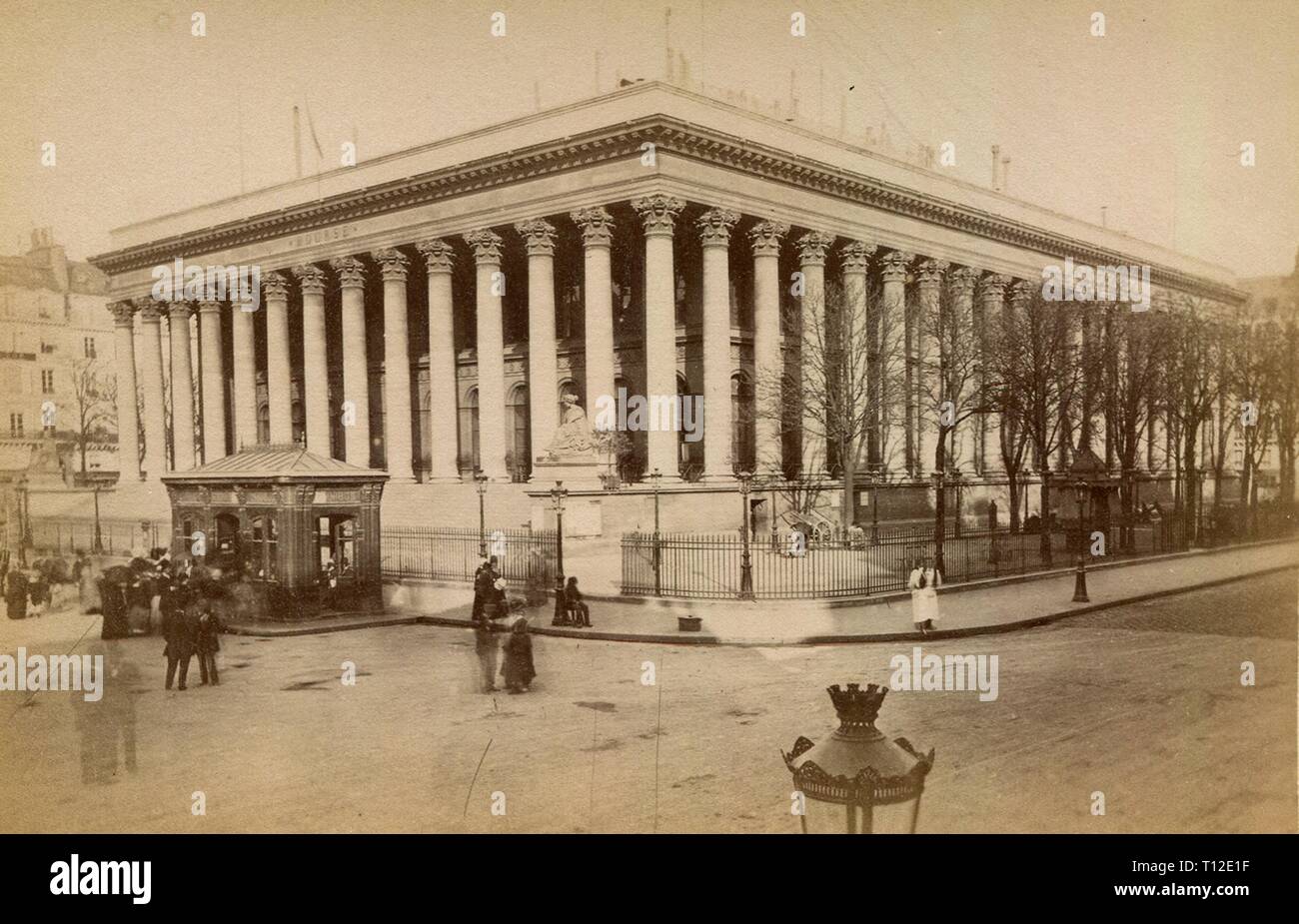 París. La Bolsa. Author: Alexandre-Théodore Brongniart. ELOI LABARRE Stock  Photo - Alamy