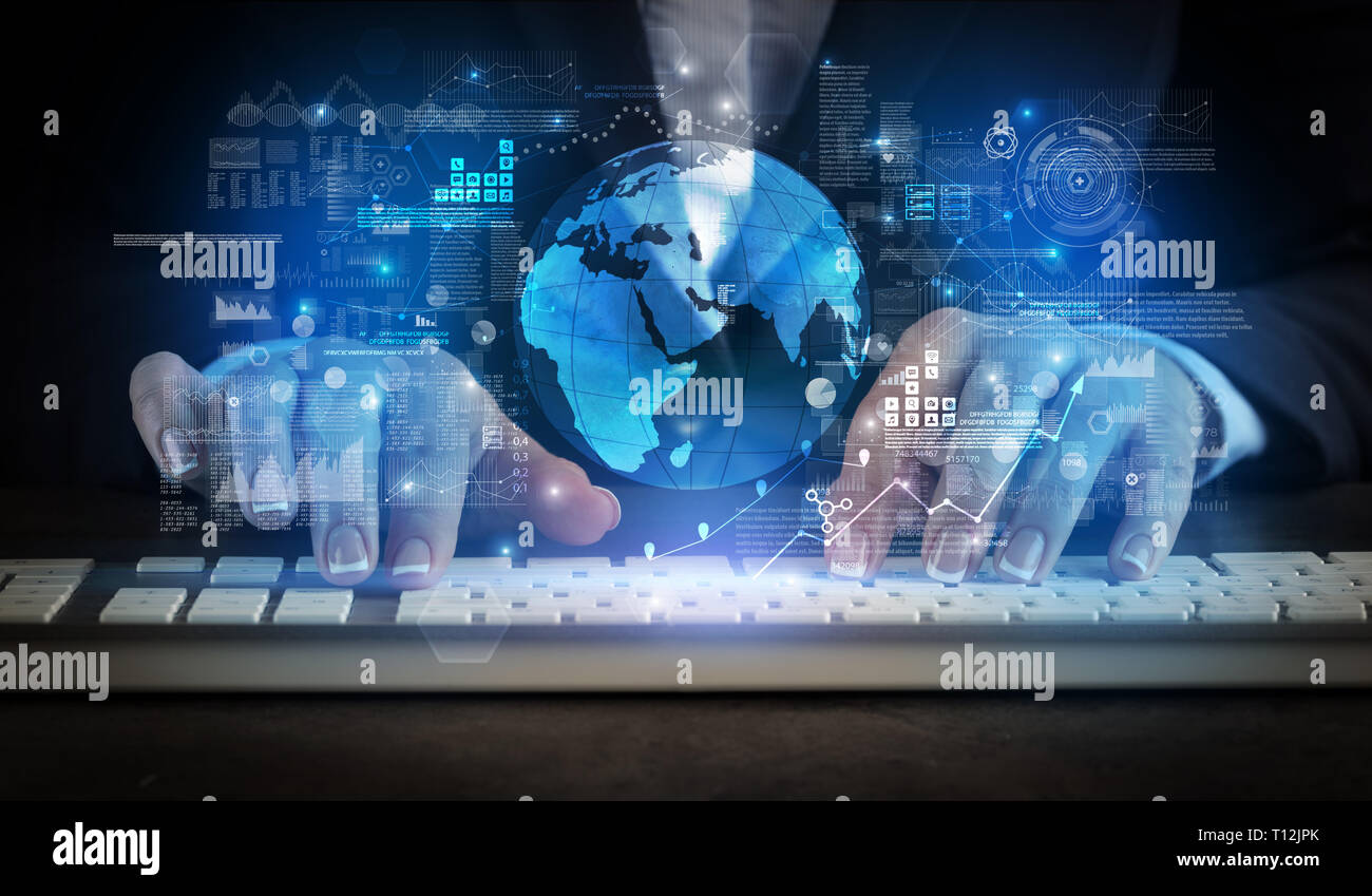 Touch typing system hi-res stock photography and images - Alamy