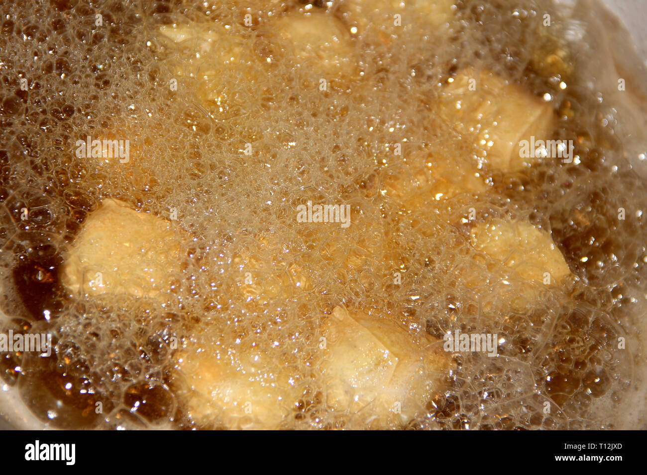 Deep Fried Tofu Stock Photo - Alamy