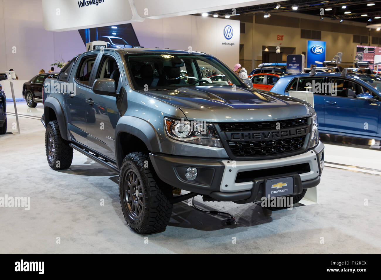 Vancouver, Canada - March 2019 : Chevrolet Colorado ZR2 Bison Stock Photo