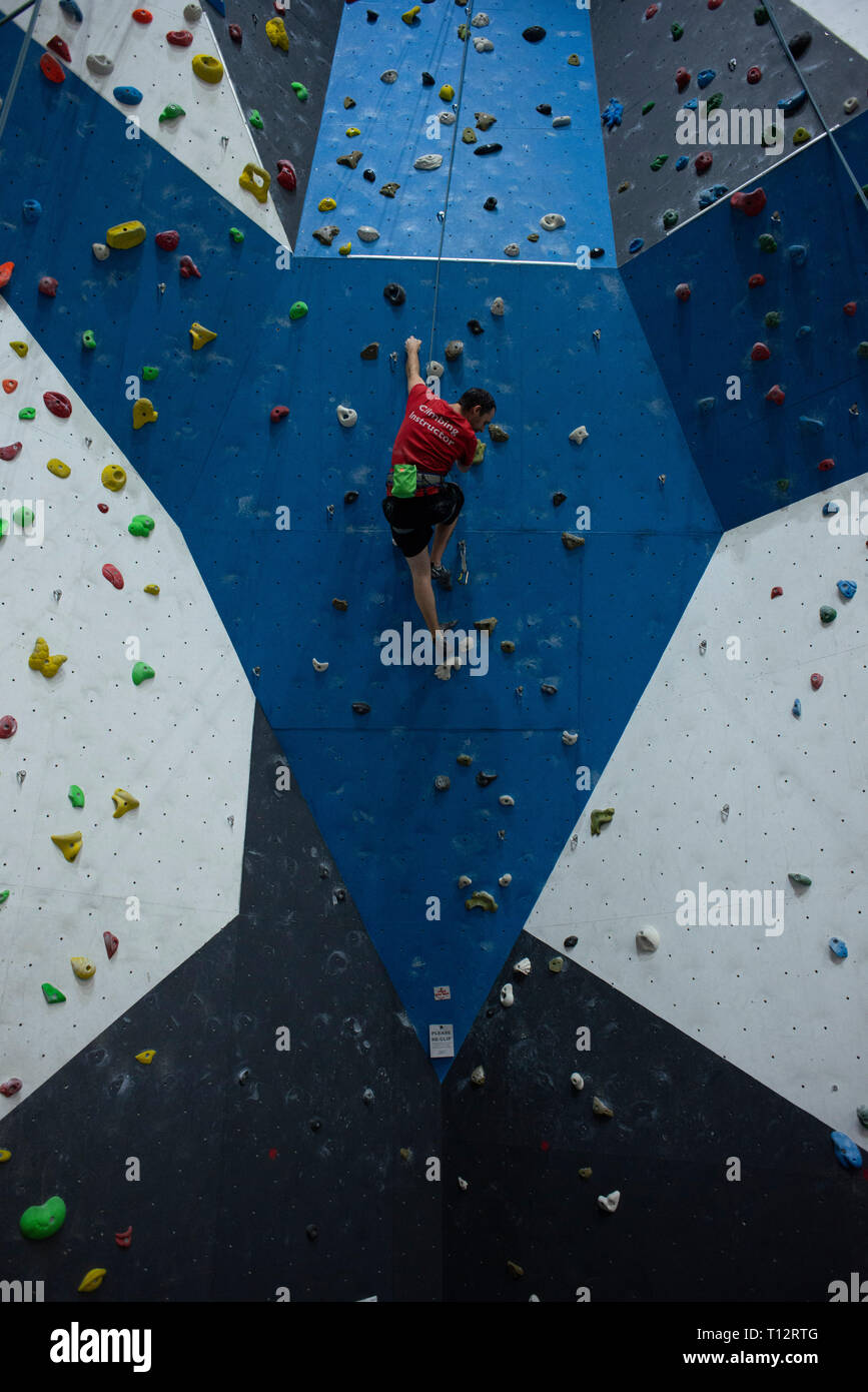 Brighton climbing wall hires stock photography and images Alamy