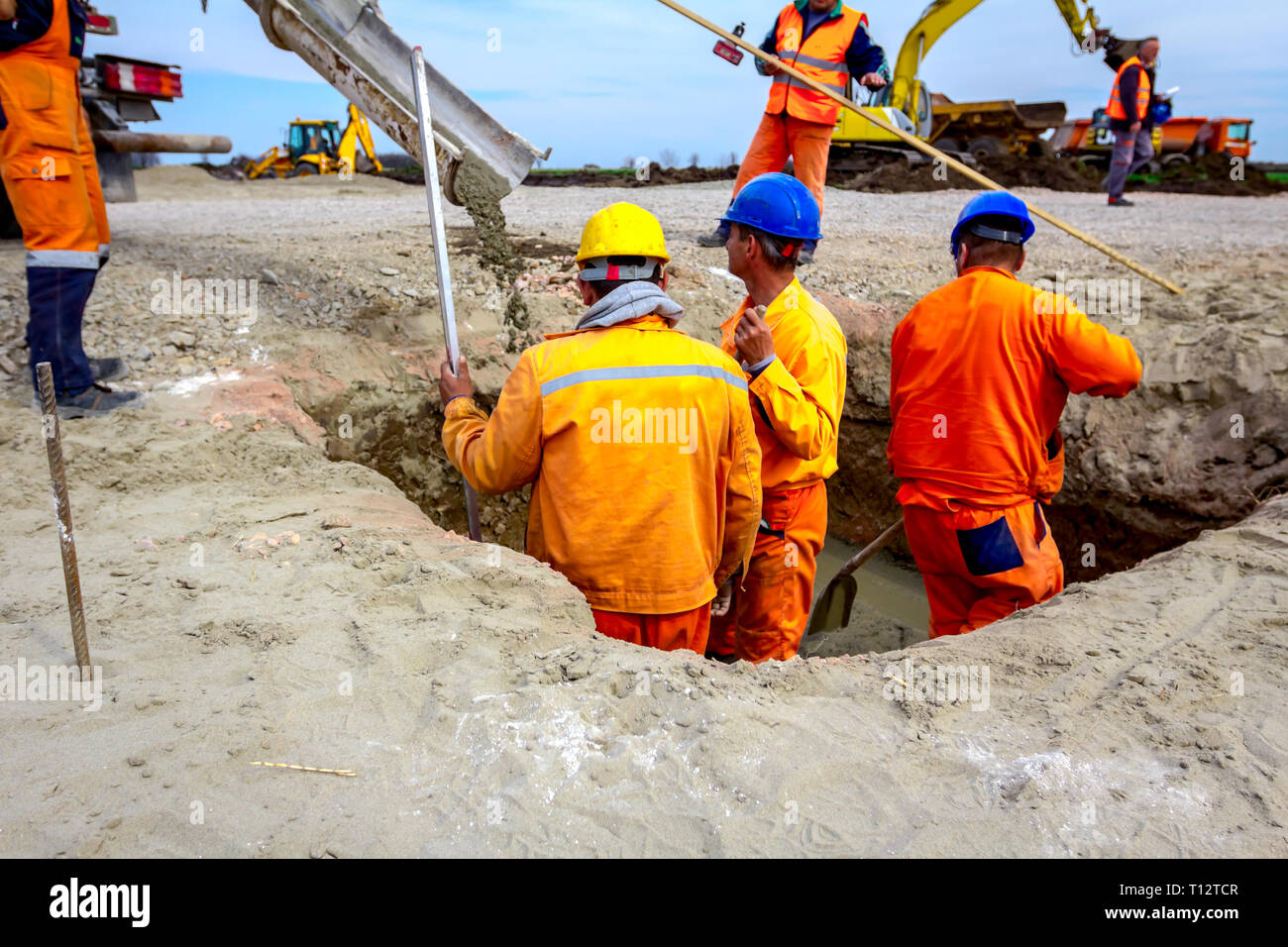 Trench fill foundation hi-res stock photography and images - Alamy