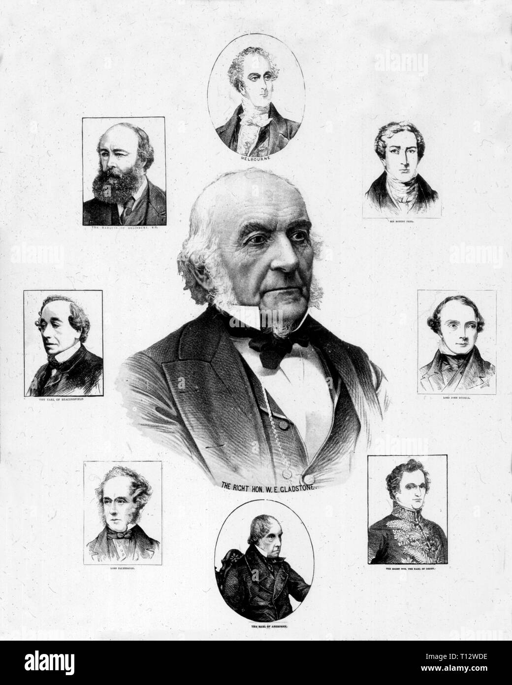 Queen Victoria's Prime Ministers Stock Photo Alamy