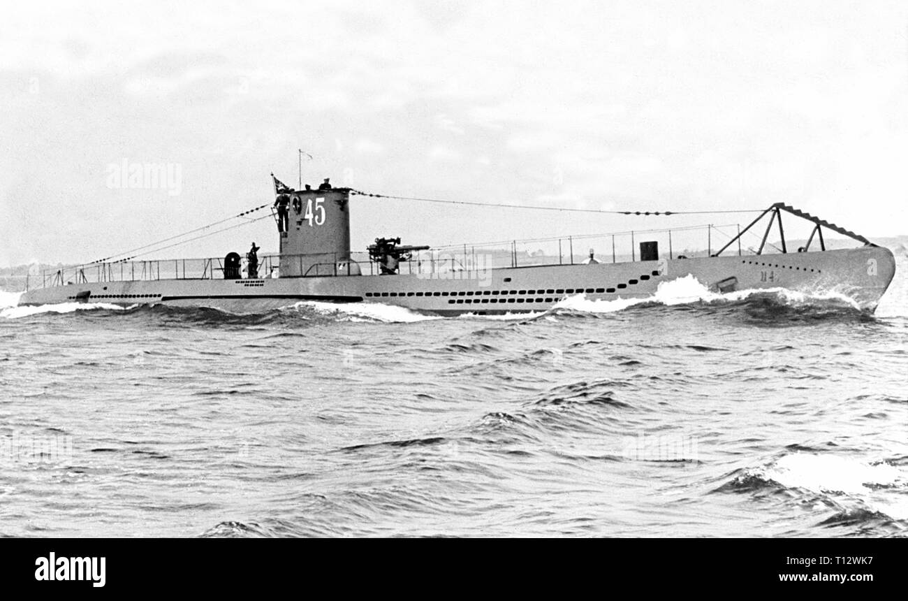 German Navy UBoat U45 Stock Photo Alamy