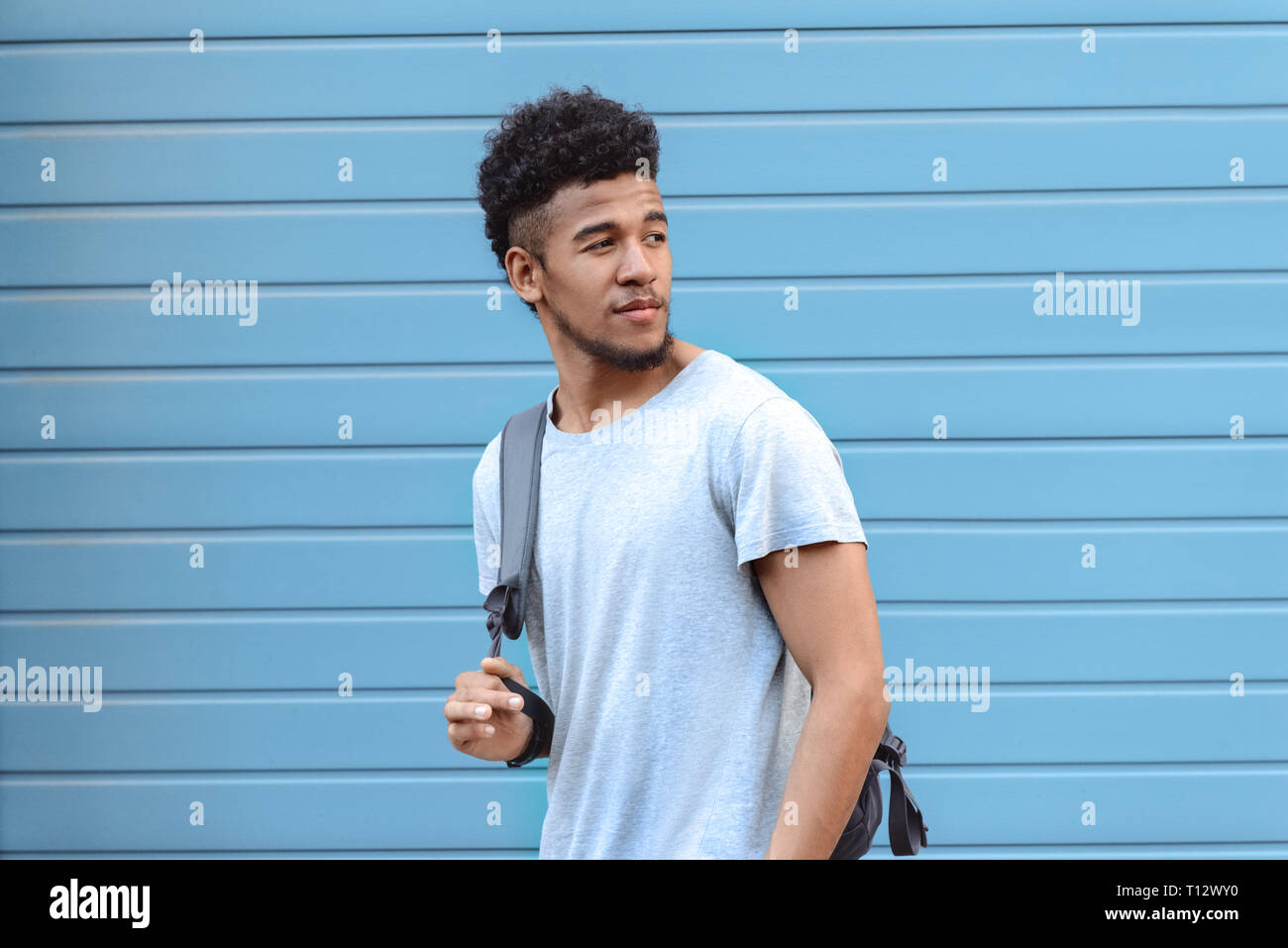 African model walking hi-res stock photography and images - Alamy