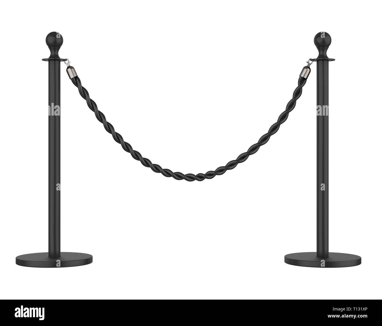 Do not cross the rope barrier hi-res stock photography and images - Alamy