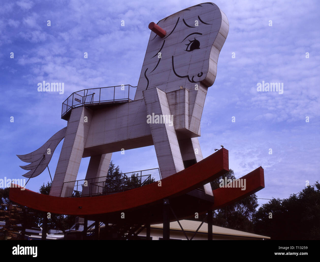 giant rocking horse