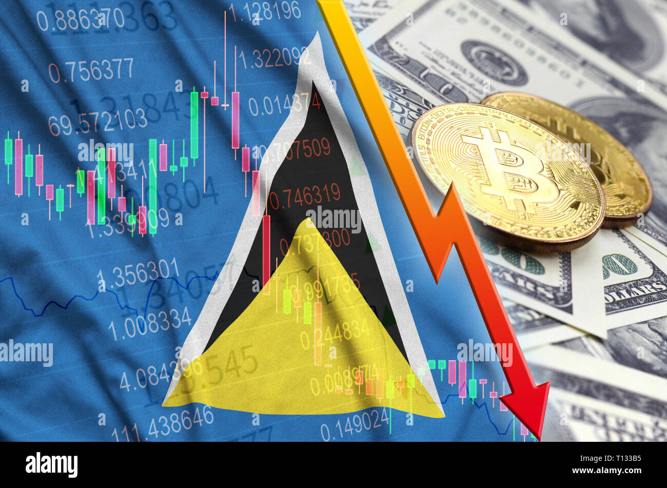 Saint lucia bitcoin hi-res stock photography and images - Alamy