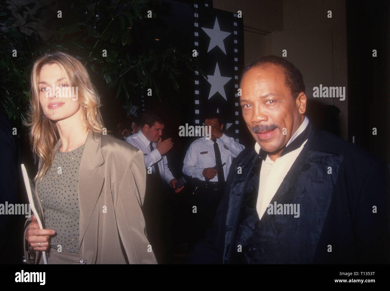 BEVERLY HILLS, CA MARCH 3 Actress Nastassja Kinski and producer Quincy Jones attend the 22nd BEVERLY HILLS, CA MARCH 3 Actress Nastassja Kinski and producer Quincy Jones attend the 22nd