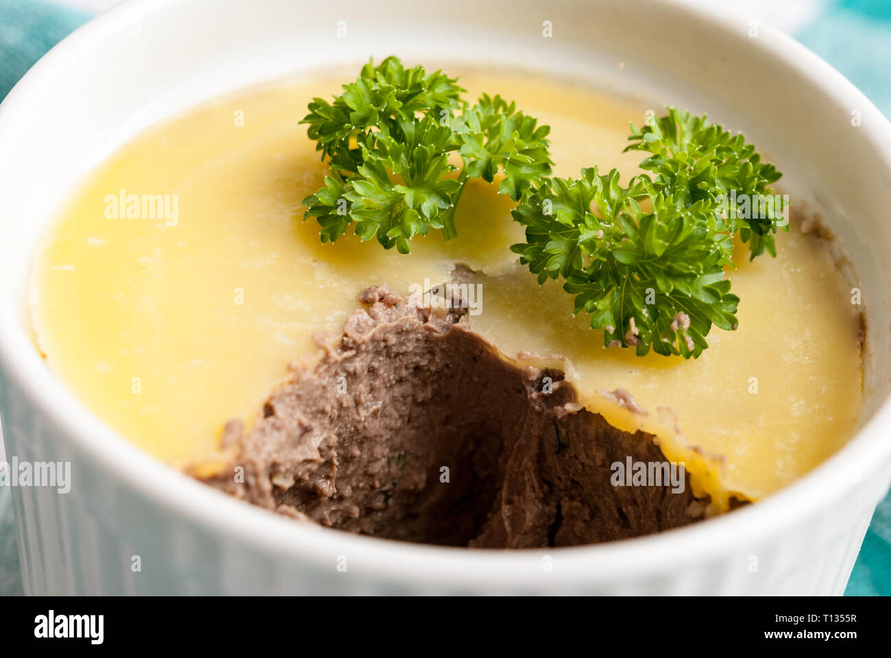 Chicken liver pate Stock Photo - Alamy
