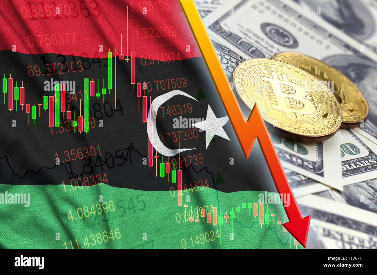 Libya bitcoin hi-res stock photography and images - Alamy