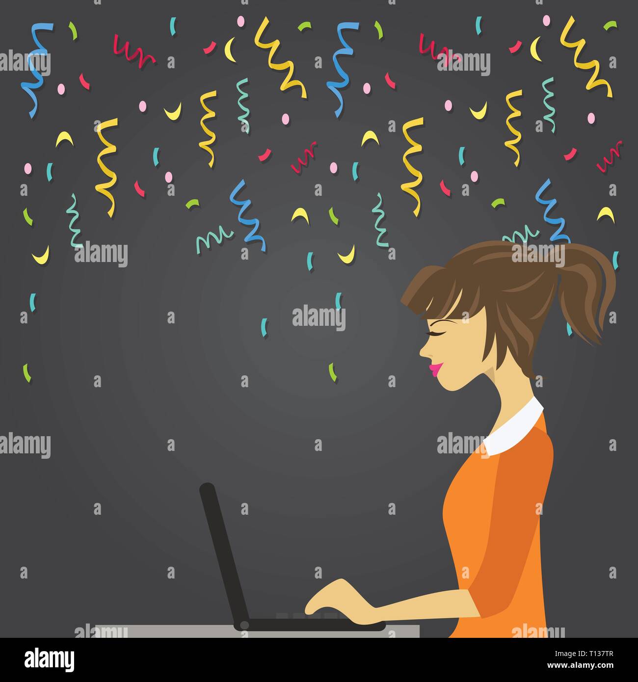 Promotion Side Professional promotion side view Stock Vector Images - Alamy