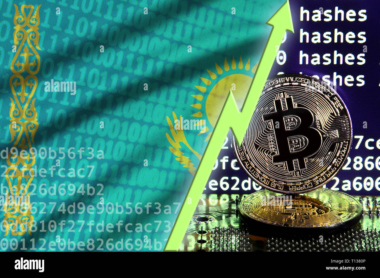 Bitcoin kazakhstan hi-res stock photography and images - Alamy