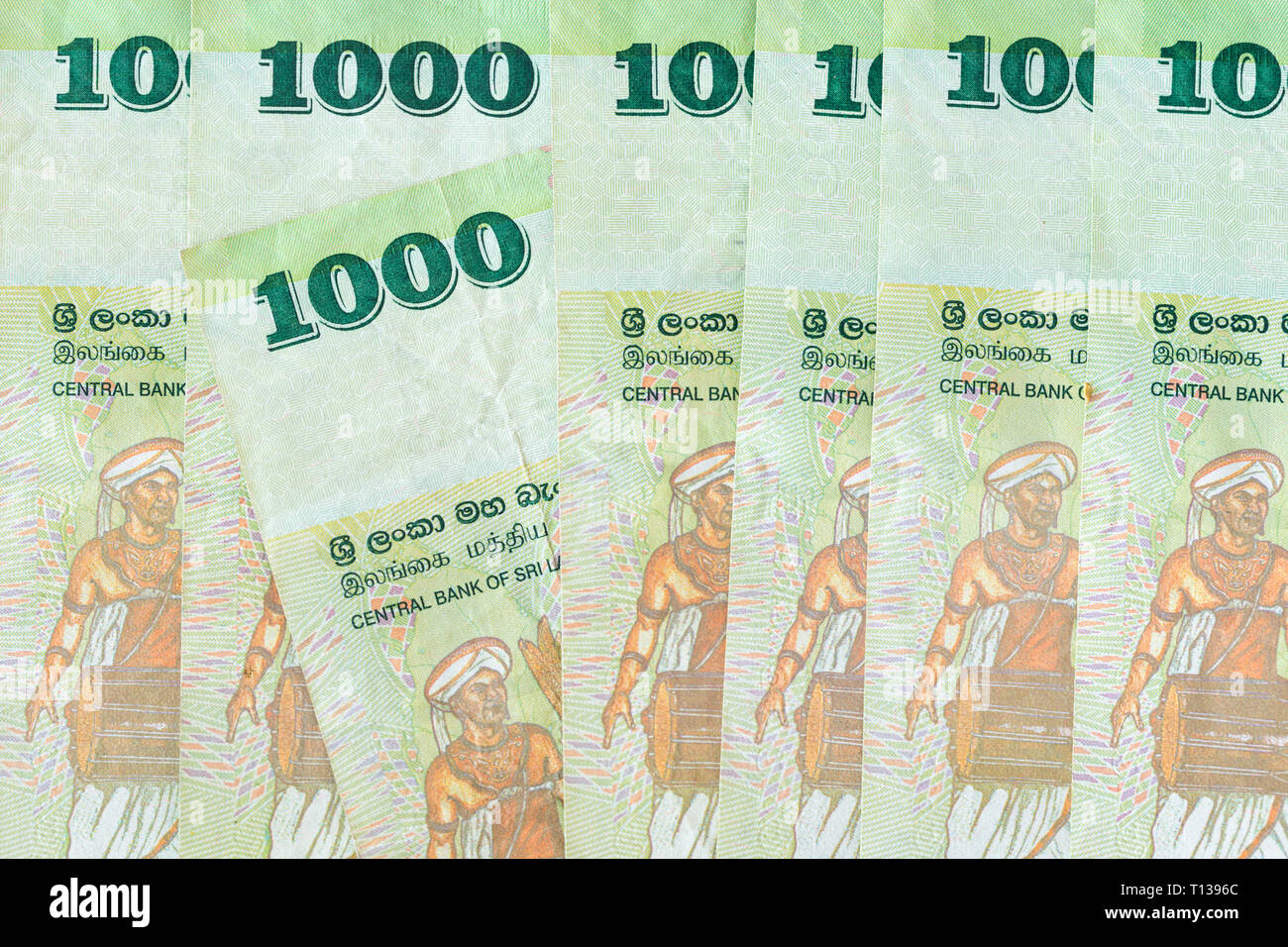 Money from Sri Lanka, Rupiah, various denominations Stock Photo Alamy