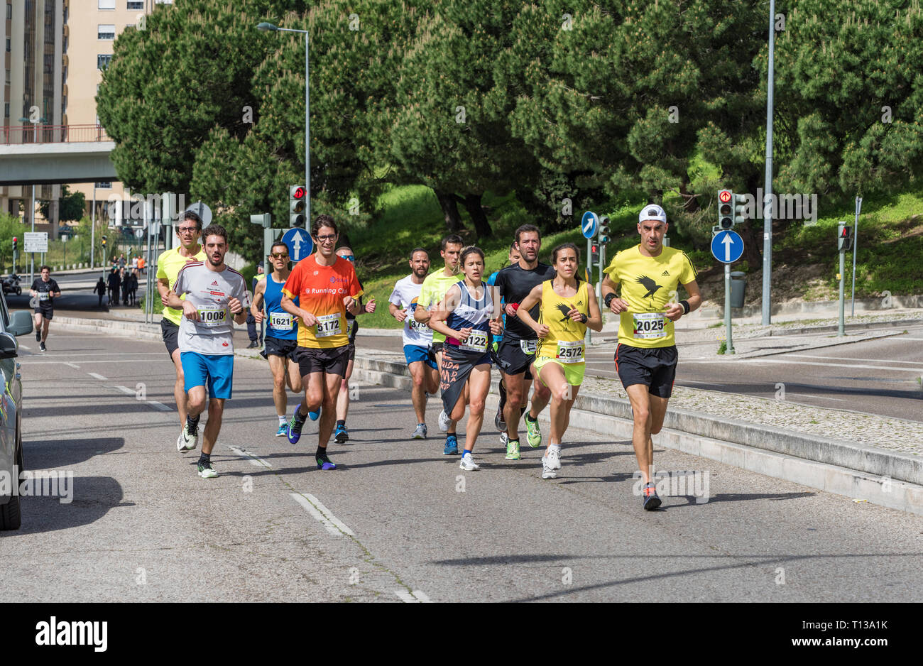 Lisbon marathon hi-res stock photography and images - Alamy