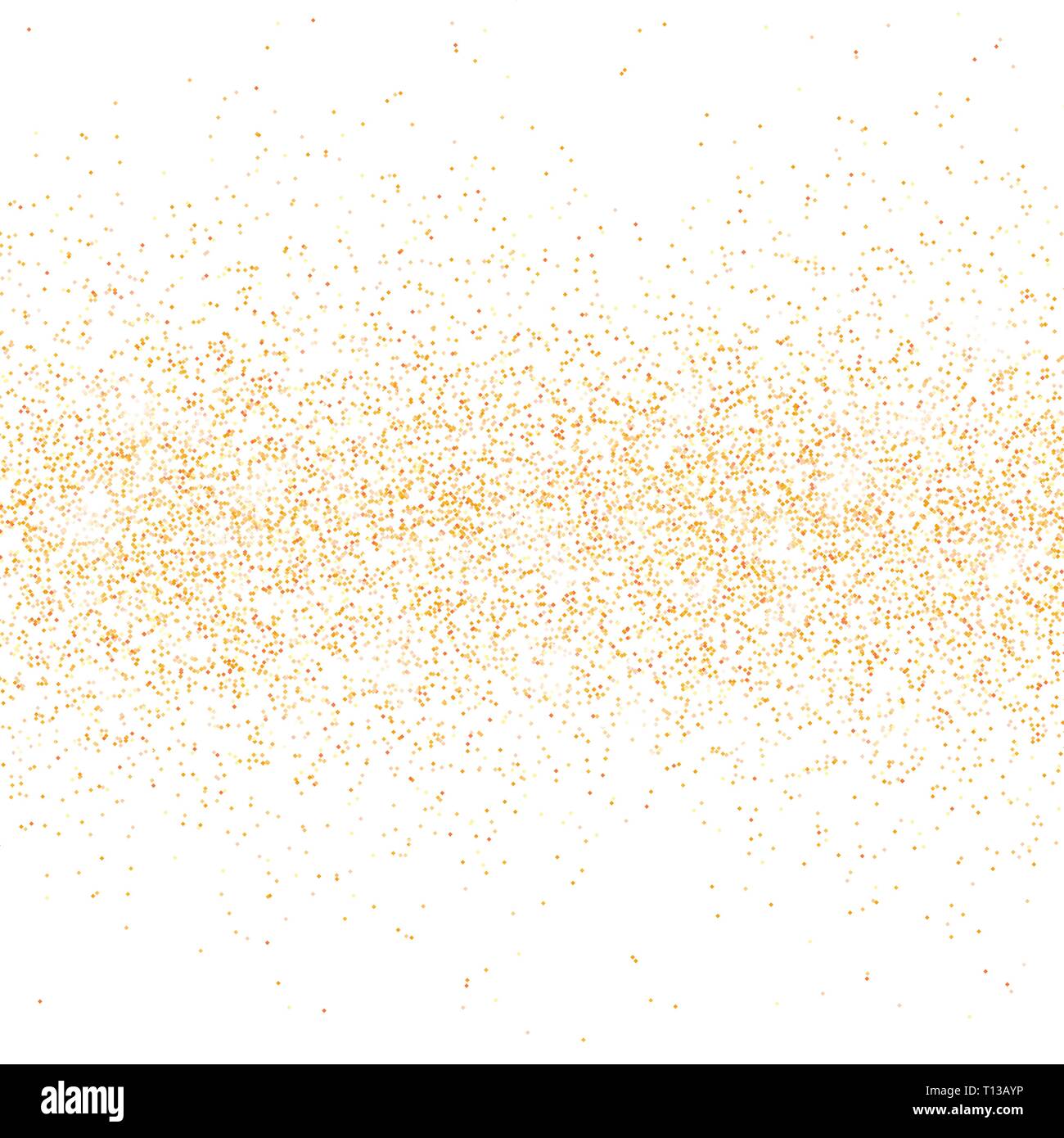 Golden glitter sparkle on a transparent background. Gold Vibrant ...