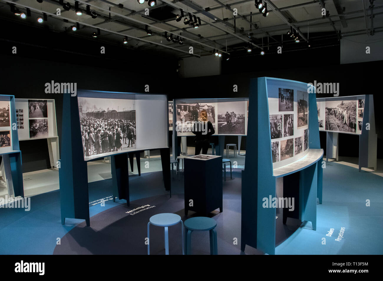 Photo Exhibition At The Holocaust Museum At Amsterdam The Netherlands ...