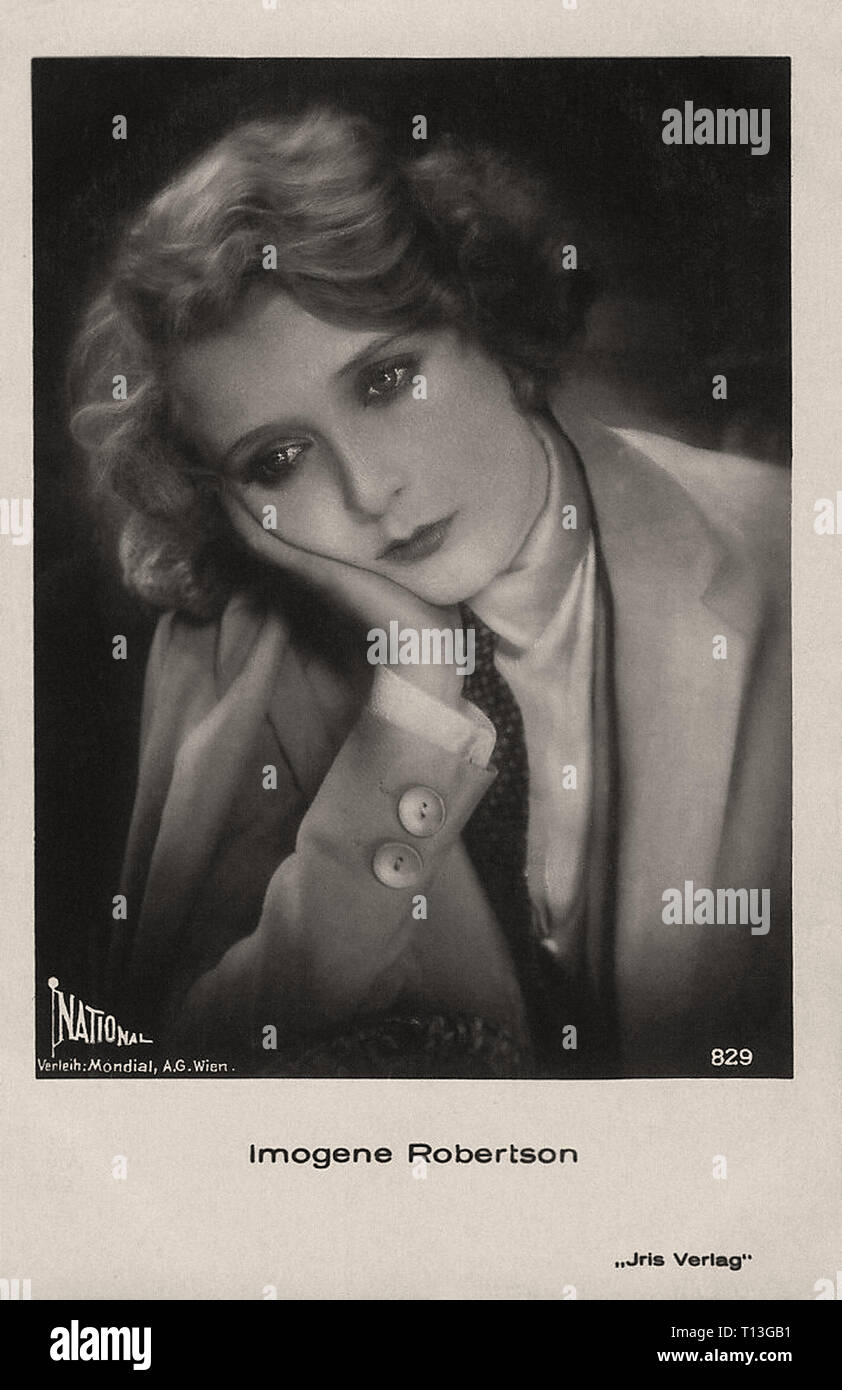 Promotional photography of Imogene Robertson Aka Mary Nolan - Silent movie era Stock Photo