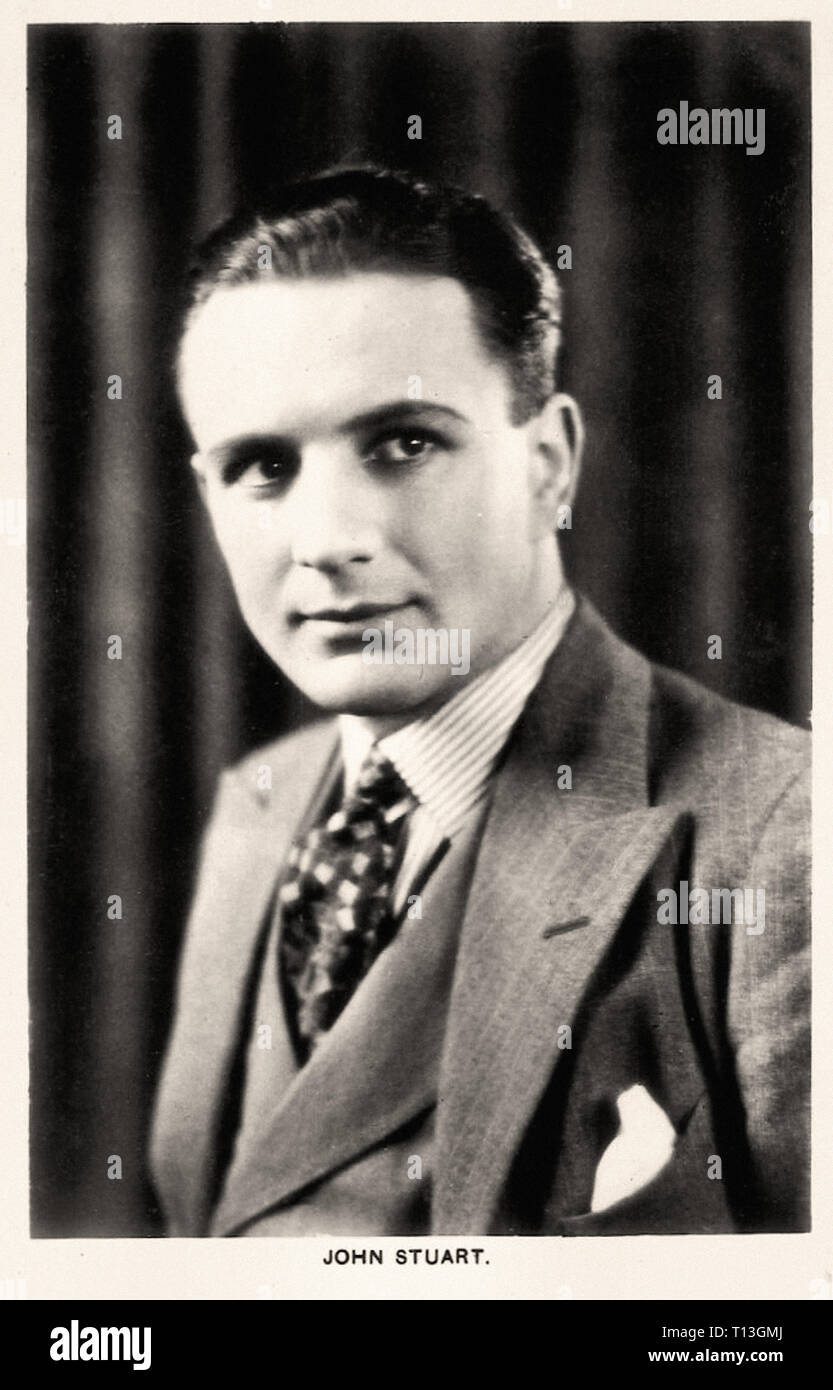 Promotional photography of John Stuart Silent movie era Stock Photo