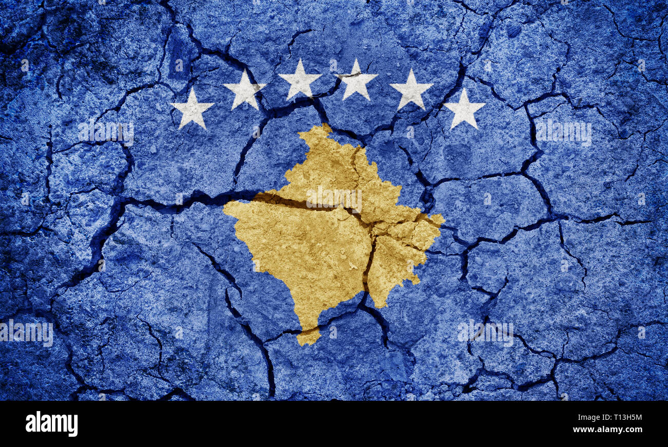 https://c8.alamy.com/comp/T13H5M/republic-of-kosovo-flag-on-dry-earth-ground-texture-background-T13H5M.jpg