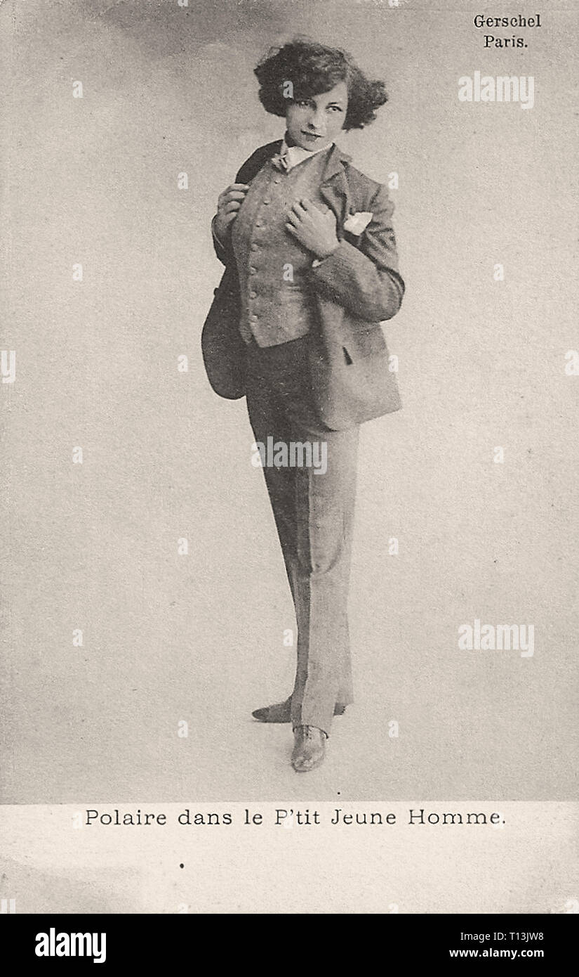 Promotional photography of Polaire as Young Man - Silent movie era Stock  Photo - Alamy