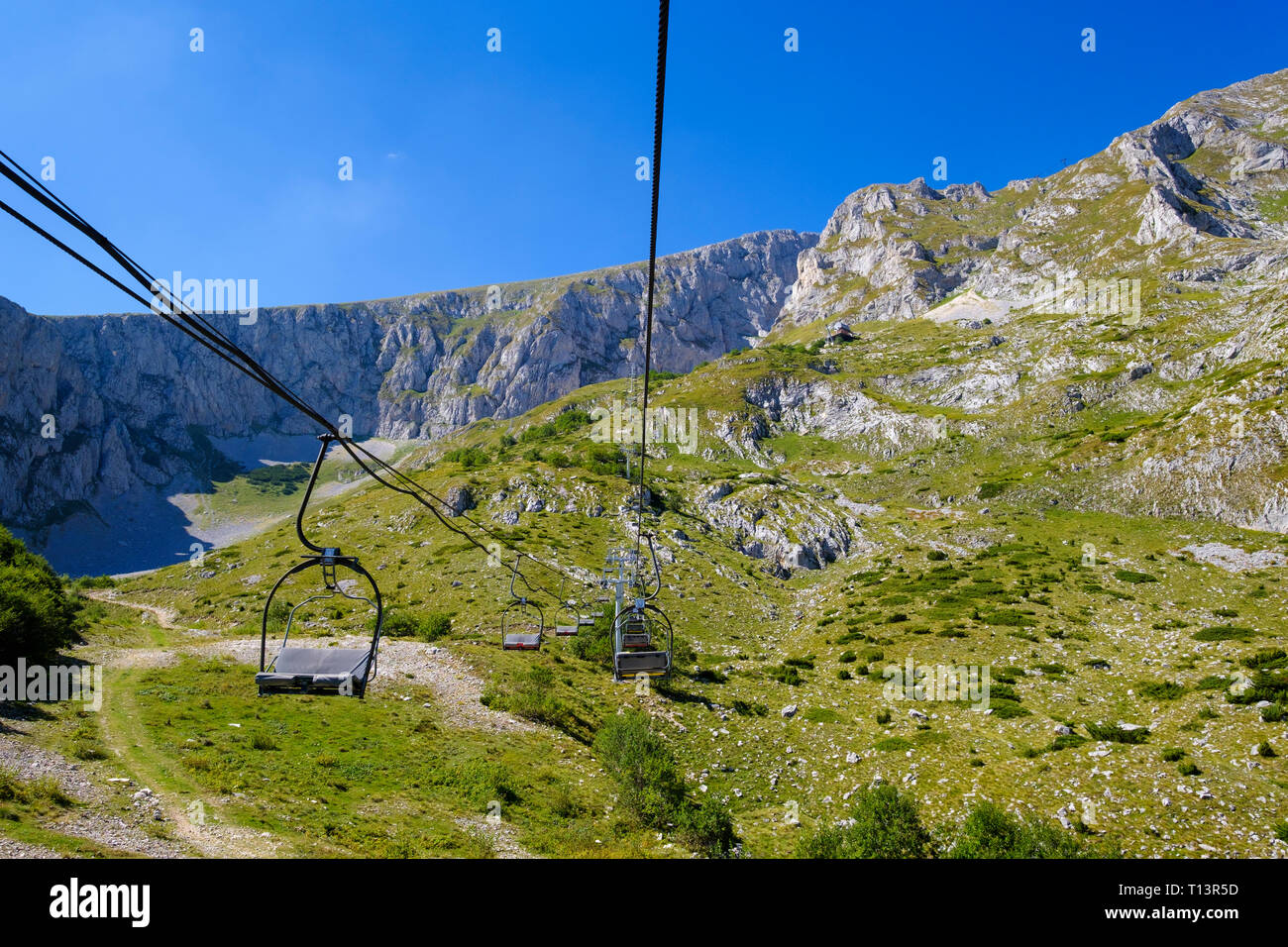 Montenegro, Durmitor National Park, Durmitor massif, chairlift at Savin kuk  Stock Photo - Alamy