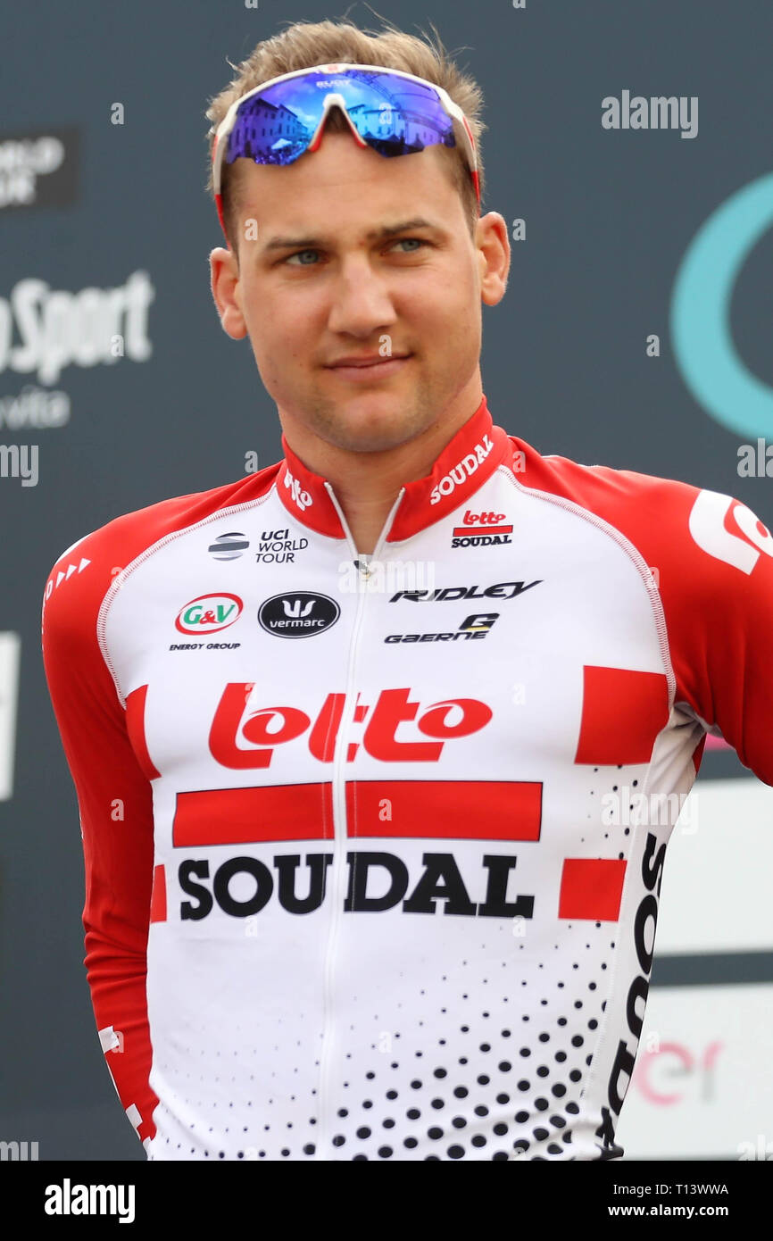 Milan Italy. 22nd Mar 2019. Tim Wellens of Lotto Soudal during