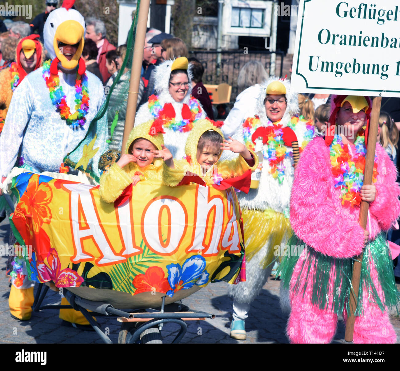 Spring Awakening Festival 2020 23 March 2020, Saxony Anhalt, Wörlitz: The costumed Wörlitz Spring Awakening Festival 2020 23 March 2020, Saxony Anhalt, Wörlitz: The costumed Wörlitz