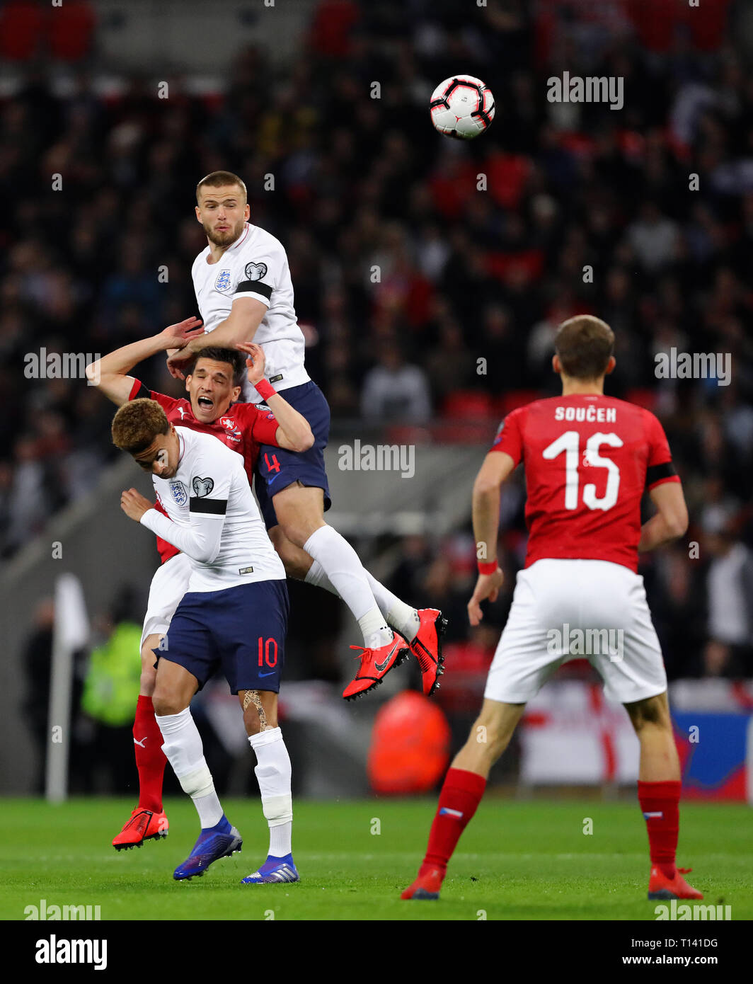 Eric Dier And Dele Alli Of England Beat David Pavelka Of Czech Republic England V Czech