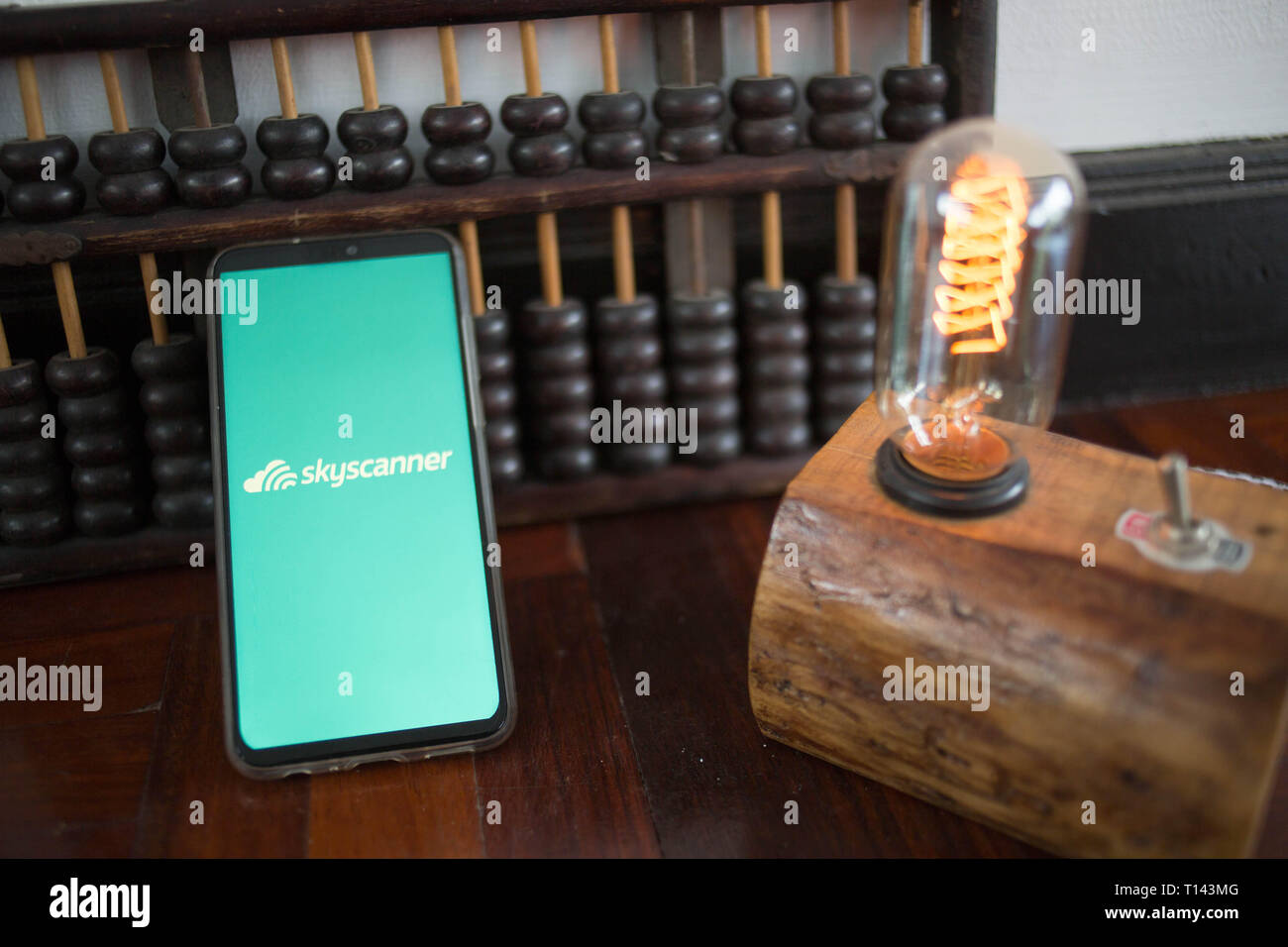 Skyscanner App High Resolution Stock Photography And Images Alamy