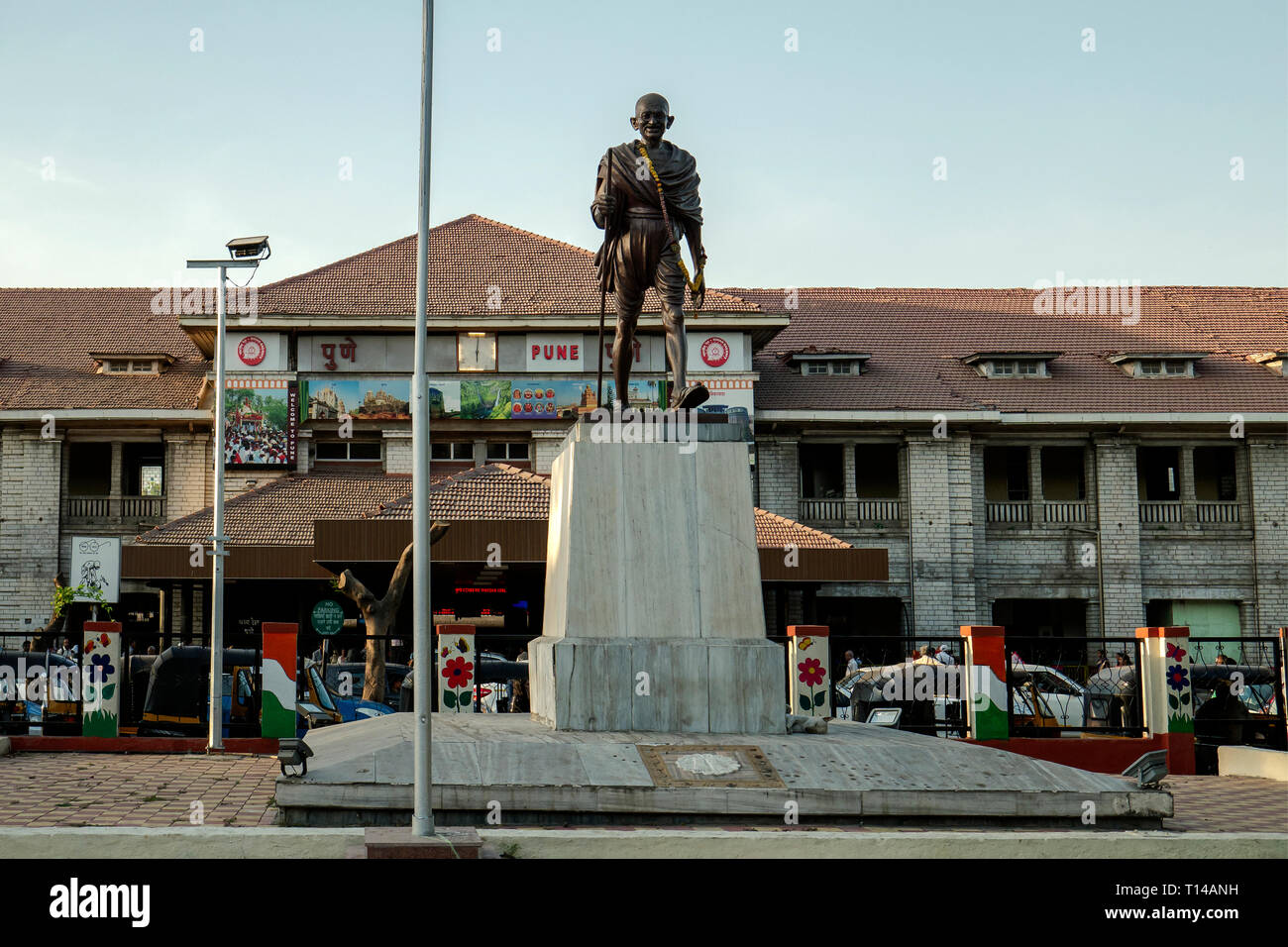22032019Statue of Mahatma Gandhi,near Pune Railway Station PUNE